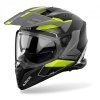 KASK MOTOCYKLOWY AIROH BANDIT TUNE YELLOW MATT S